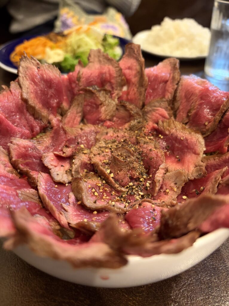 武蔵小山のがぶのローストビーフ丼