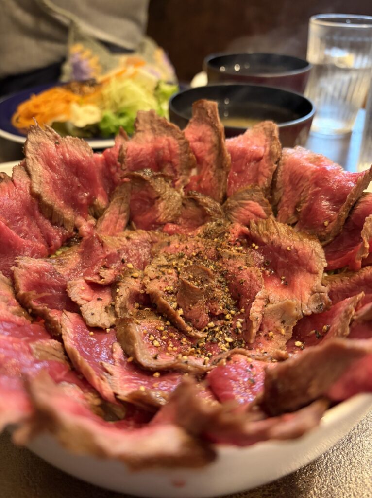 武蔵小山のがぶのローストビーフ丼