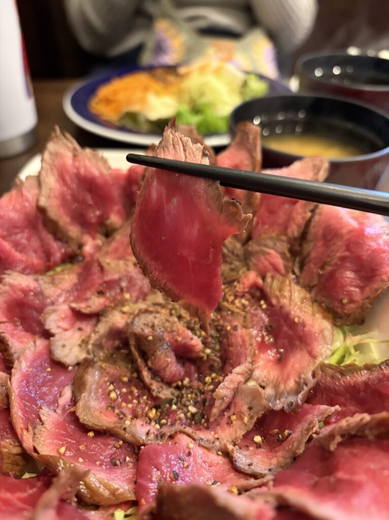 武蔵小山のがぶのローストビーフ丼