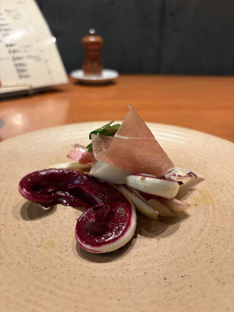 武蔵小山イタリアン「オステリアマキ」のタルディーボのサラダ