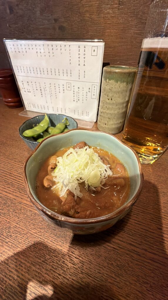 もつ焼き居酒屋「帆玲」のもつ煮込み