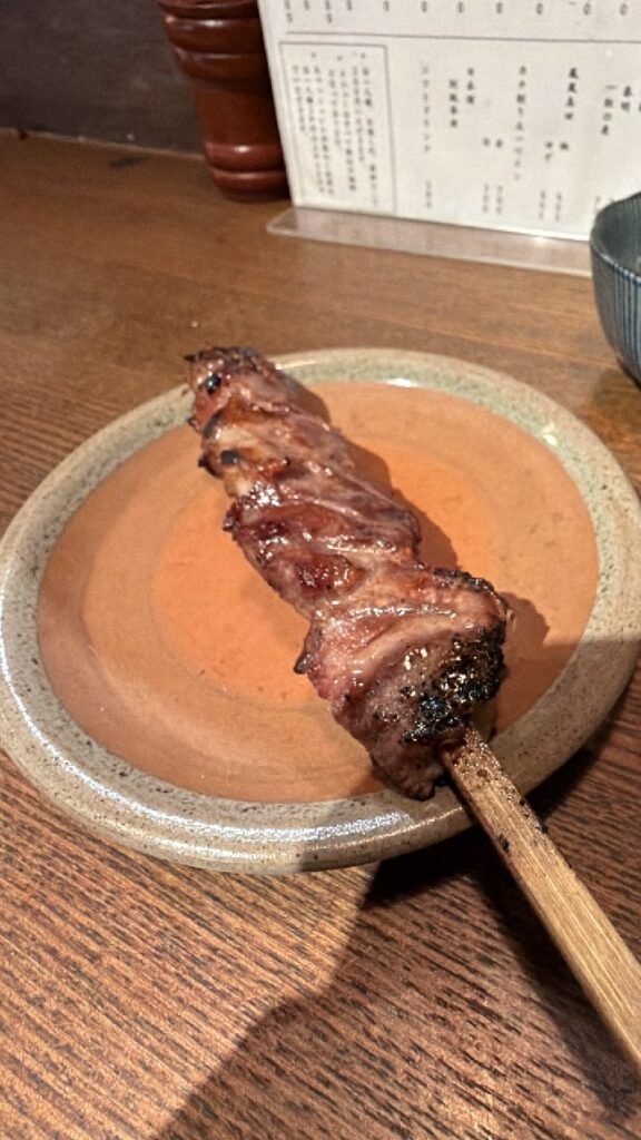 もつ焼き居酒屋「帆玲」の上タン