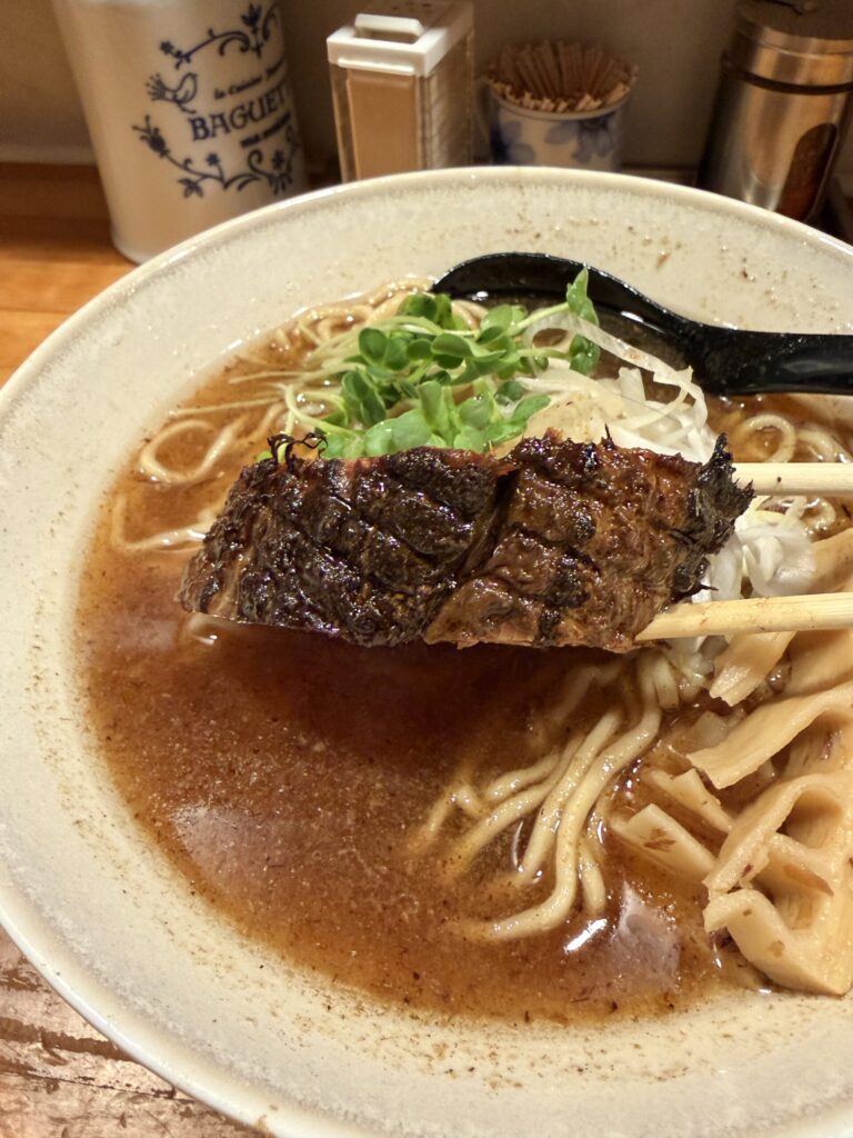 ボニート・ボニートのラーメンのチャーシュー