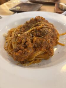 武蔵小山のレオンビアンコのパスタ