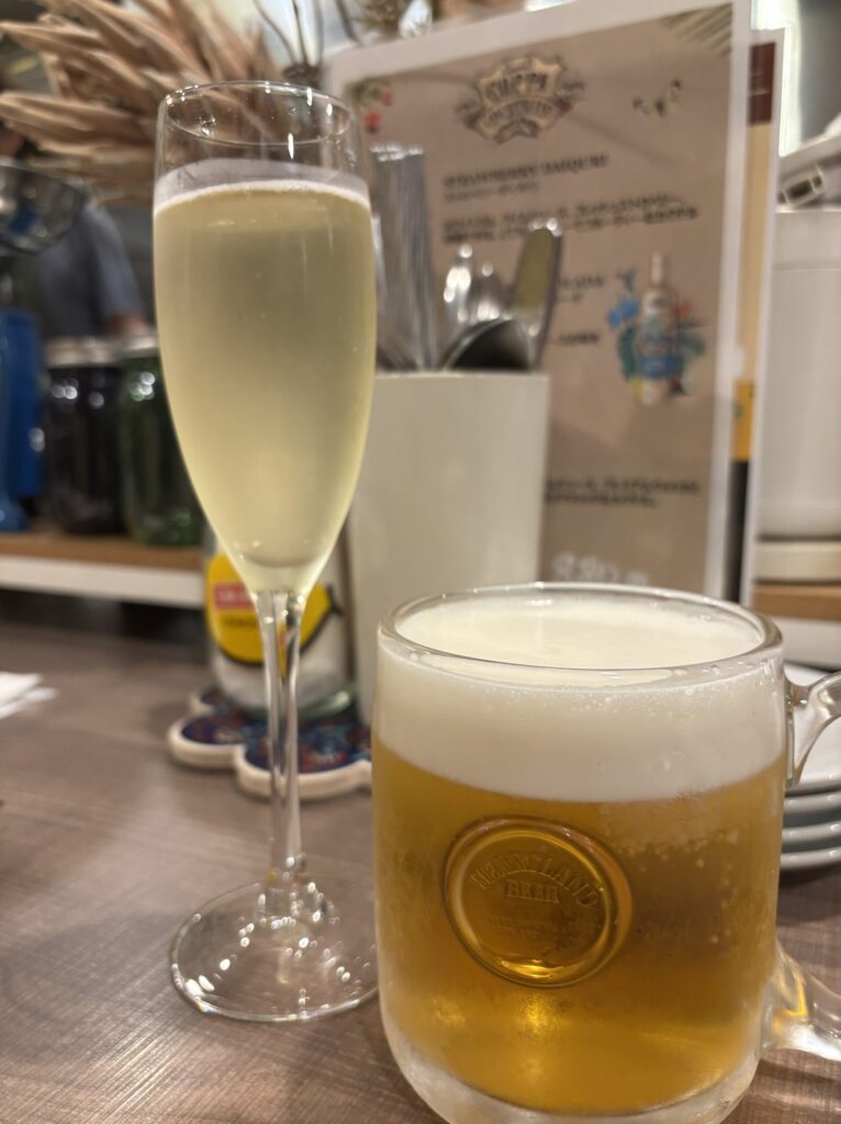 武蔵小山のキッチンリブスのビール